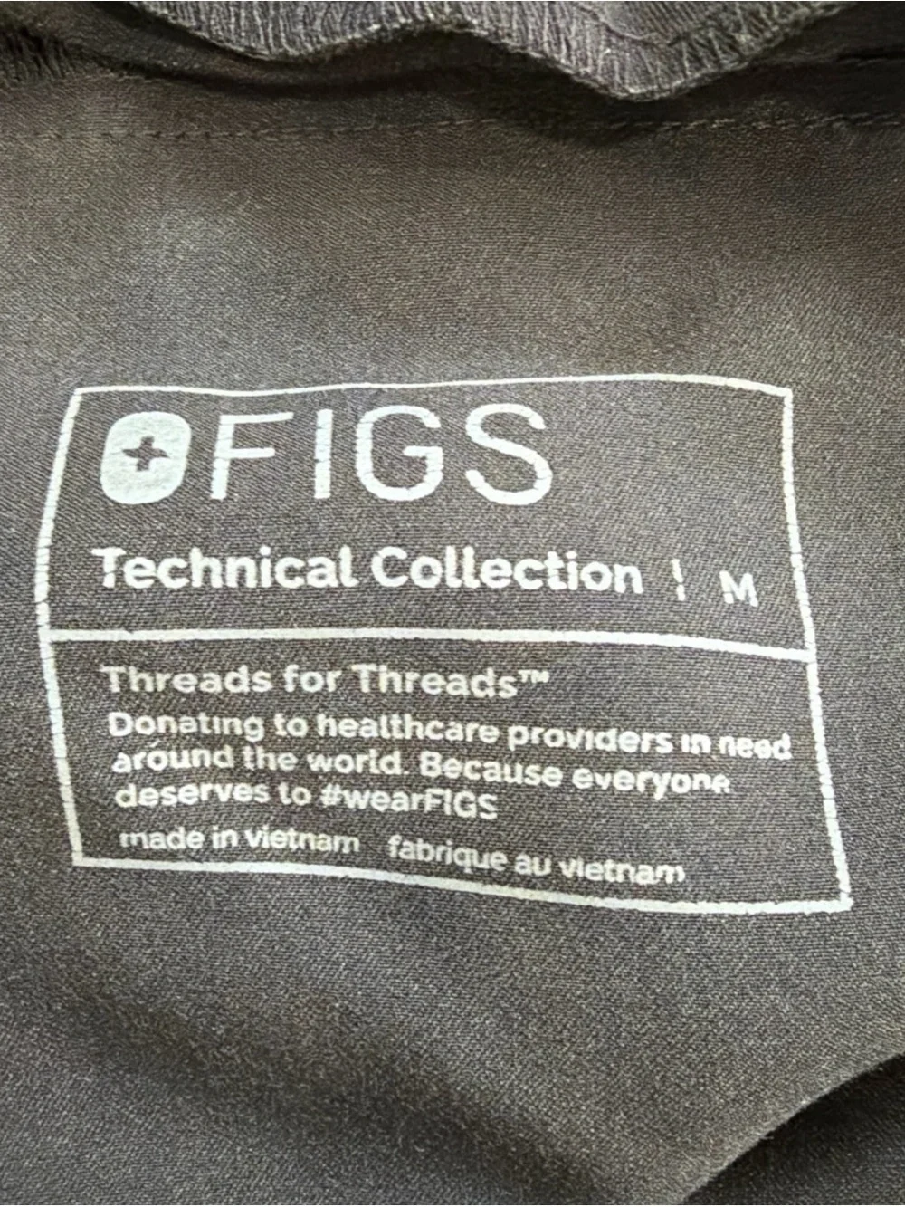 Figs Tansen Joggers Scrub Pants Mens Medium Black Technical Collection